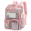 Kouxunt Clear Backpack Heavy Duty Transparent Backpacks Stadium Approved for