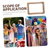 LABRIMP 2pcs Inflatable Selfie Frame for Year and Graduation PVC