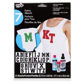 Tulip 31248 Large Fabric Stencils, Collegiate, 5-Inch