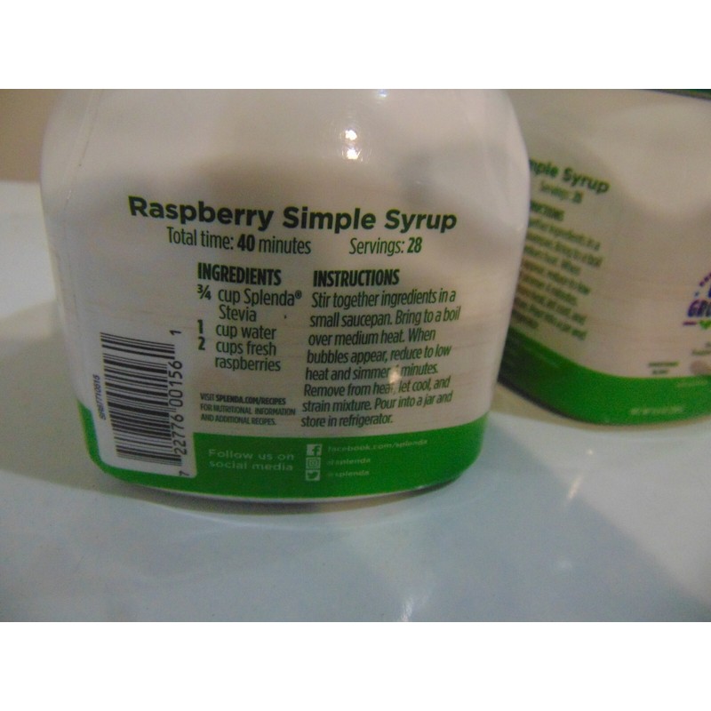 SPLENDA 2 SPLENDA Stevia Zero Calorie Sweetener, Plant Based Sugar