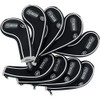 Protekt Zippy 3-SW Iron Headcover - Black/Silver
