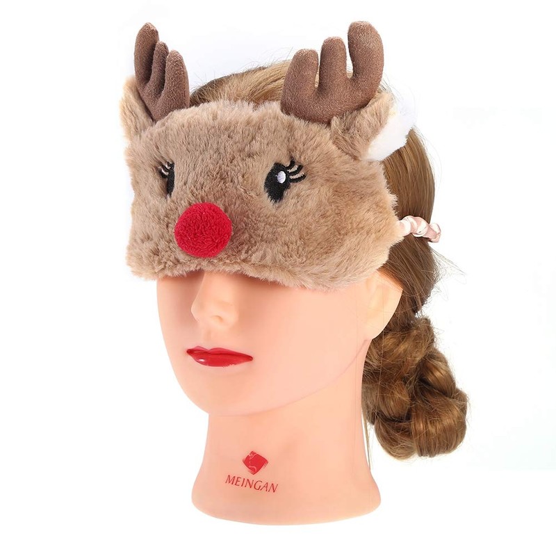 Fdit Sleep Mask 5 Colors Soft Soft Eye Mask Christmas