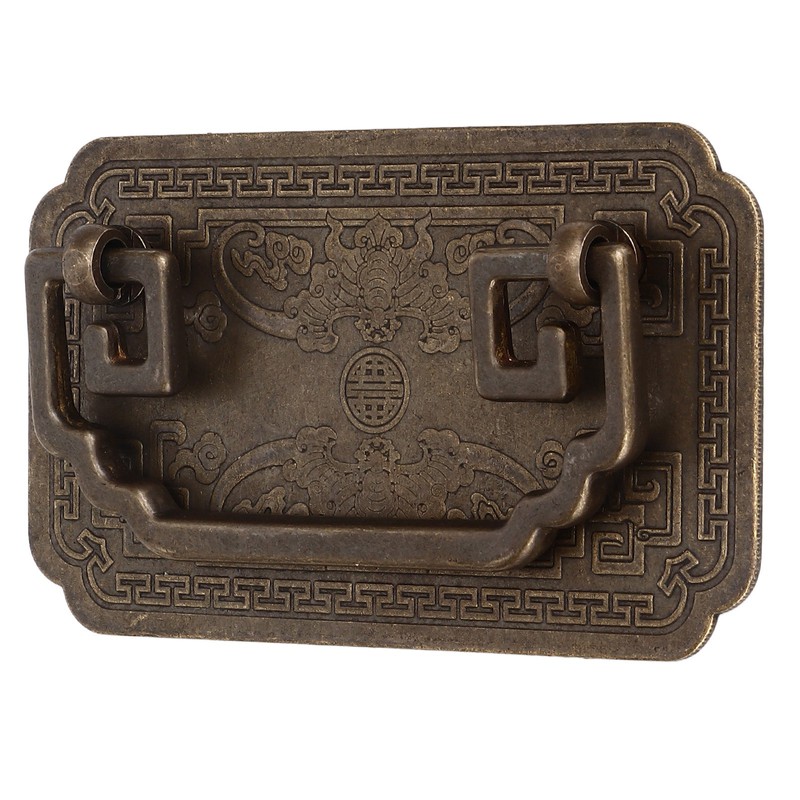 Antique Drawer Handle Tetragonal Bat Handle Antique Chinese Retro Style
