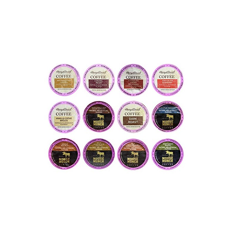 Harry & David and Moose Munch Single Serve Coffee Sampler,