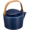 Hasami Ware 009546 323 Kuro Hayashi Kiln Pot, Earthenware, Approx.