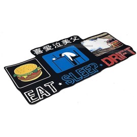 OwnTheAvenue Eat Sleep Drift Funny Joke Kanji Drifting JDM Japanese Vinyl Sticker Decal 6"