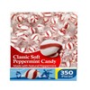 Soft Peppermint Candy Puffs, Red and White Striped, Individually Wrapped,