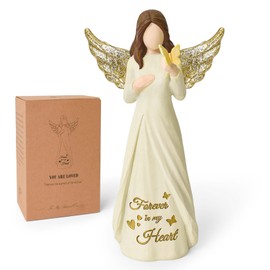 Loyzcy Mourning Gift, Angel Figure, Angel for Funeral, Funeral Gifts for bereaved Lovers, Mourning Gift, Girlfriend, Guardian Angel Figure Butterfly
