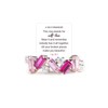 Nobody Has It All Together Pink Band Ring Silver Self