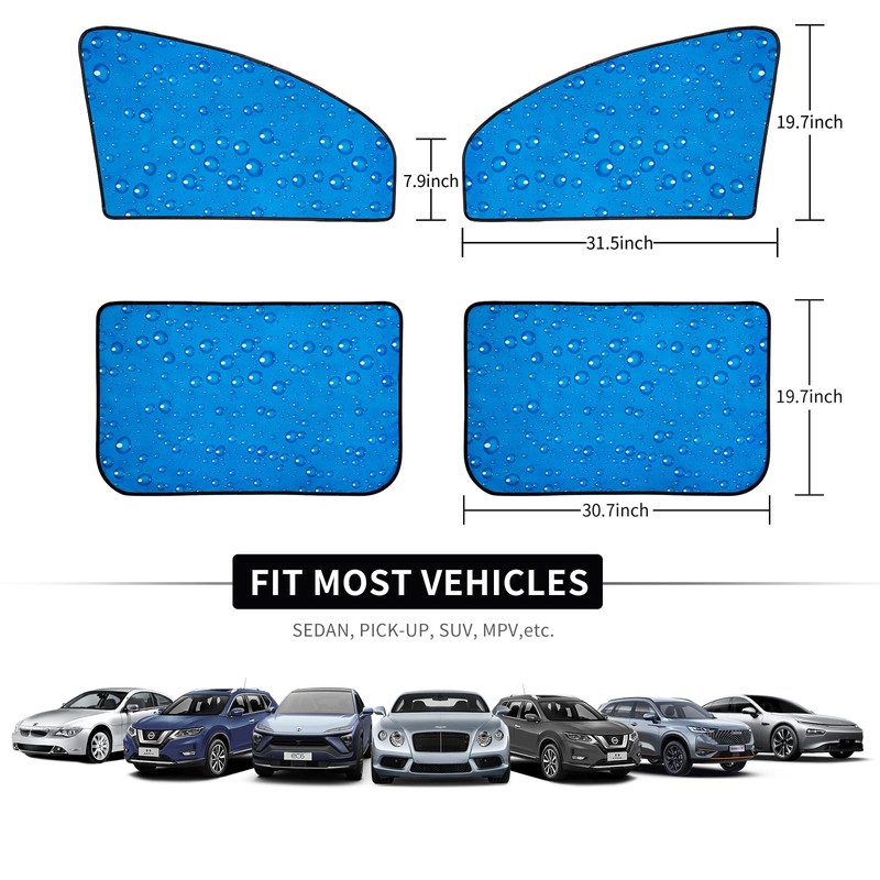 Aokway Side Window Sunshade Sun Shade for Car Window Double