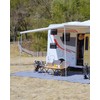 FoundGo Awning Carpet HDPE Camping Outdoor Rug with Eyelets,Nails,Broom,for RV,Patio,Backyard,Picnic,Beach,Trailer