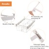 HUAYT Fridge Organisers,Fridge Drawer Storage Bins with Adjustable Slide Rail,Unique