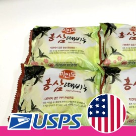 Sungwon Cosmetic Inc. 4Bars X 150g(5.2oz) - Red Ginseng Exfoliating Body Soap Scrub Bath (US Seller)