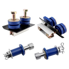 Engine Hood Hinge Pivot Bolt Bushing Set, Compatible with 1986-2007 Peterbilt 378 379 Short Extended Hoods, Replace 1304154 ATRO HM7566154 2315273 1304727 Mounting Bolt Bushing Truck Hood Bumper Kits