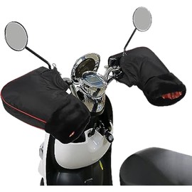 Motorcycle Handlebar Gloves Waterproof Motorbike Muffs Handlebar Warmers Windproof Winter Scooter Bike Gloves Mittens Cycling Hand Warmers Hand Guard for Motorcycles Scooters Bike Snowmobiles