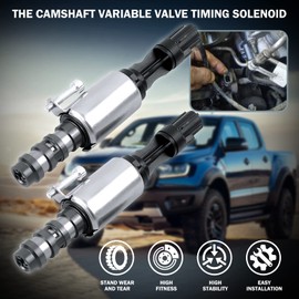 Dade 2 Set VCT Camshaft Variable Valve Timing Solenoid Set Compatible with Ford 3V 5.4L 4.6L F150 F250 F350 LINCOLN MERCURY (6 PCS) 2 Solenoids + 2 Seals + 2 Screws