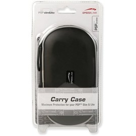 Speedlink Carry Case Tasche zur Aufbewahrung Der PSP Slim/Lite/2000/3000 (Hartschale mit Innenfächern und Reißverschluss) schwarz