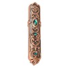 Vintage Needle Case Set Rhinestone Carved Pattern Fashionable Sewing Needles