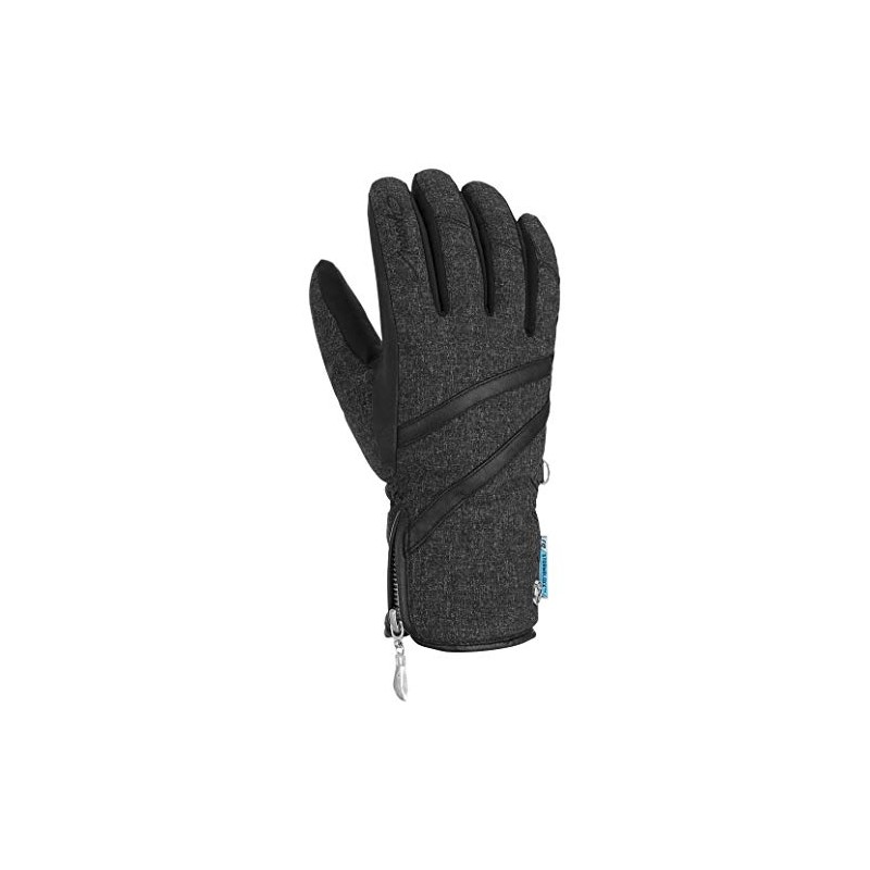 Reusch Damen Lore Stormbloxx Handschuhe, Black Melange, 7