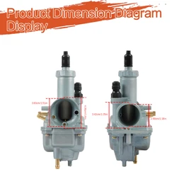 ‎labwork Carburetor and Throttle Cable Replacement for Kawasaki Bayou 220 KLF220A 1988-2002 Bayou 250 KLF250A 2003-2011