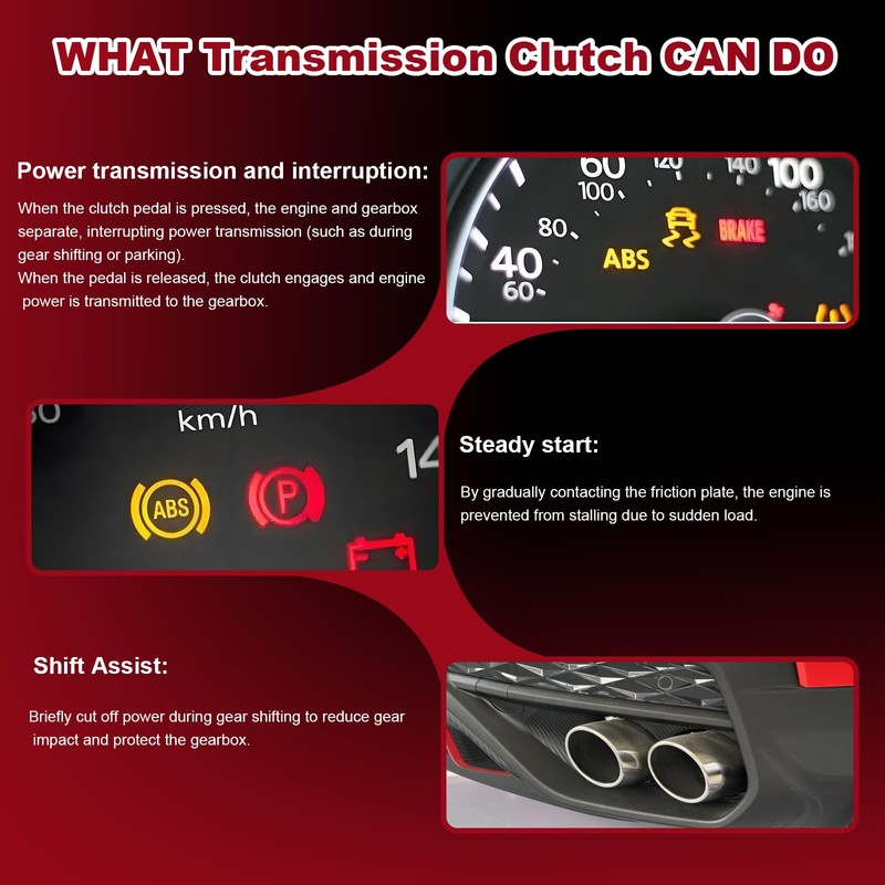 WZODKJ Transmission Clutch Kit Compatible with 2009-2019 Nissan Versa, 2014-2017