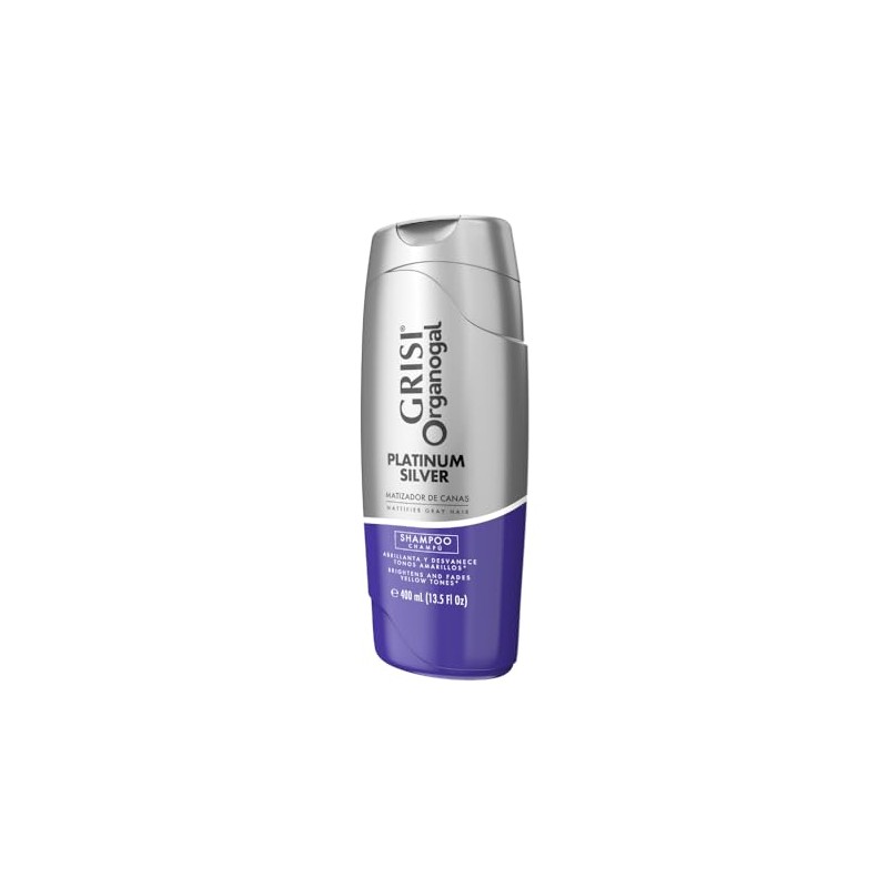 Grisi Organogal Shampoo Silver para canas y cabellos claros, 400