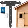 KOTARBAU® Cross Hinges 250 mm Shutter Hinge Hinge Band Plate