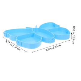 Operitacx 1 Set Drehdiamant Scheiben Set Strasssteine Diamant Kunst Malerei Trägergel Diamant Kunst Sortierschaumschale Quadratbohrer Perlenbrett Diamanten Set Kunststoff Himmelblau