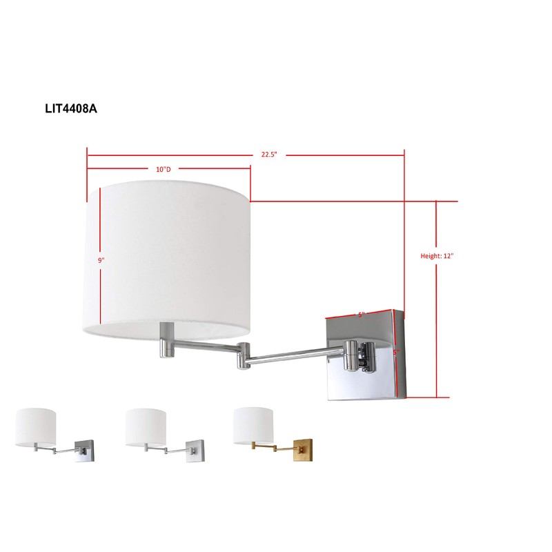 SAFAVIEH Lighting Collection Lillian Modern Contemporary Chrome Bedroom Bathroom Vanity