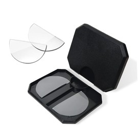 MZWOTO 1 Pack Stick On Lenses for Sunglasses, Reusable Magnifying Stickers, Turn Any Eyeglasses or Shades Into Reading Glasses, +150