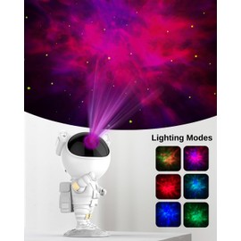 Star Projector Galaxy Night Light - Astronaut Space Projector, Starry Nebula Ceiling LED Lamp with Timer and Remote, Kids Room Decor Aesthetic, for Christmas & Birthdays