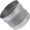 Vent Systems 8" Inch Flexible Vibration-Reducing Male Fit Duct Connector