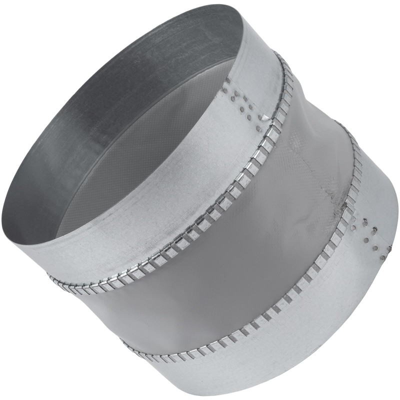 Vent Systems 8" Inch Flexible Vibration-Reducing Male Fit Duct Connector
