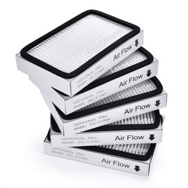 Leadaybetter 5 Pack for Kenmore EF-2 86880 Exhaust Vacuum HEPA Filters. Compare to Replace Sears Part # 20-86880 (86880), 40320, EF2, 610445. Also Replaces Panasonic MC-V194H