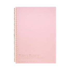 Lihit Lab Open Ring Notebook, Semi B5, Pink N2725-12
