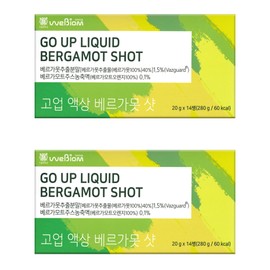 WeBiome Goup Liquid Bergamot Shots 20g x 14 pieces, 2 boxes / 위바이옴 고업 액상 베르가못 샷 20g x 14개입 2박스