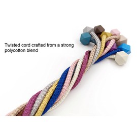 HYX 4 Piece Magnetic Curtain Tiebacks Holdbacks, Modern Curtain Tieback Clips, Curtain Rope Holder Tie Backs, Decorative Hold Backs for Home Office Decoration (Beige)