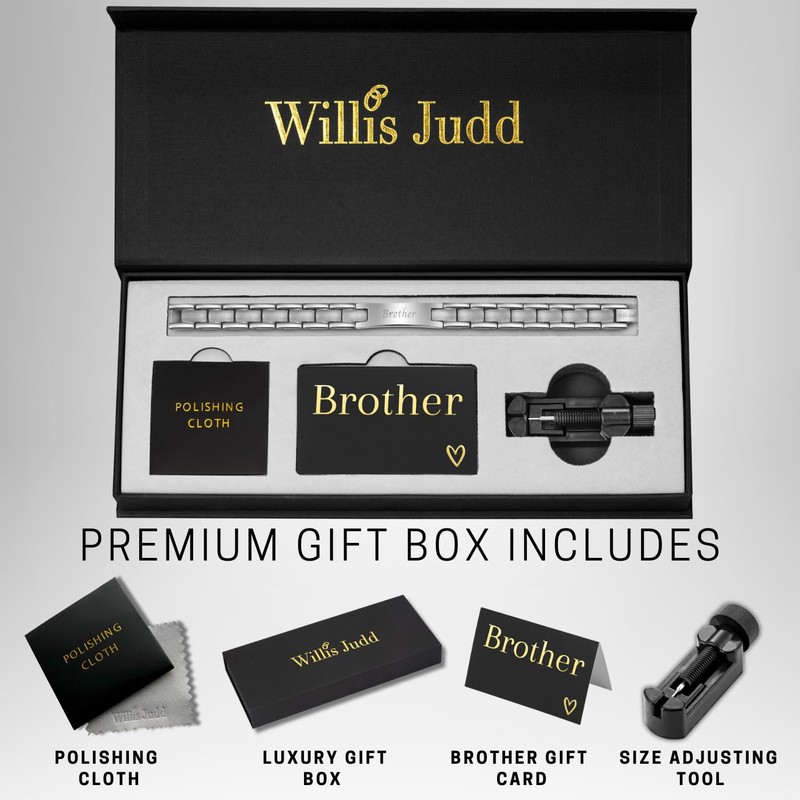 Willis Judd To My Brother Mens Bracelet Brother Birthday Gifts