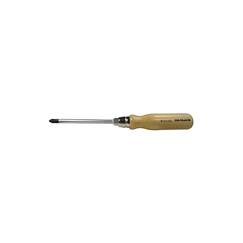 SW-Stahl 30752L Wooden Handle with Hexagonal and Continuous Blade 100