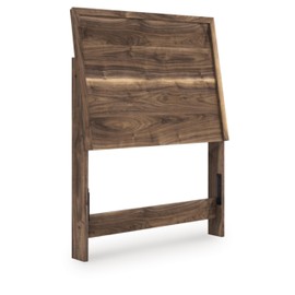 Signature Design by Ashley Darcalli Mid-Century Modern Panel Headboard, Twin, Brown