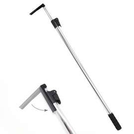 HUAALIUCHE Telescopic 5FT Pickup Truck Cargo Retriever Hook, Multi-Use Extendable Retriever Tool, Long Reach Cargo Grabber for Truck Bed Accessories