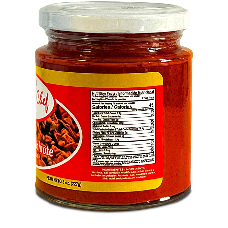 Peruchef Pasta de Achiote | Peruvian Achiote Paste 8 oz