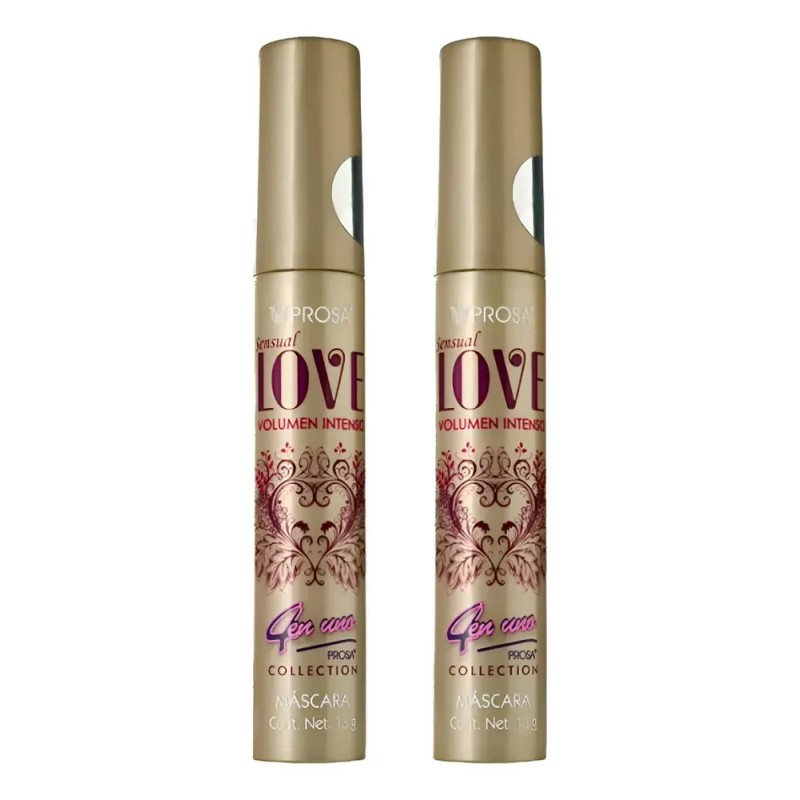 Pack 2 Rimel Mascara Pestañas Love Prosa 4 En 1+