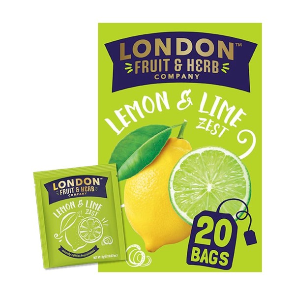 London Fruit & Herb Company Lemon & Lime Zest Teabags