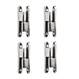 Vasemele Pack of 8 renovation tapes, screwing on room door hinge, renovation tapes, galvanised steel, screw-on hinge 2-piece renovation tape, room door, door hinge, screwing on renovation tape,