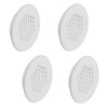 Gedotec Ventilation Grille Plastic White | Pack of 4 Exhaust