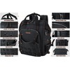 WELKINLAND 55-Pockets Tool backpack, Tool bag backpack, Backpack tool bag,