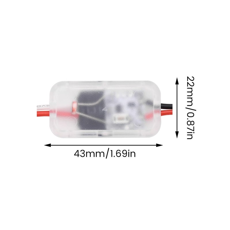 Diymore DIY Light Sensing Switch DC 3.7–24V for for Bathroom,