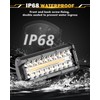 Auxbeam 7 Inch 300W LED Light Bar, 6 Modes Strobe