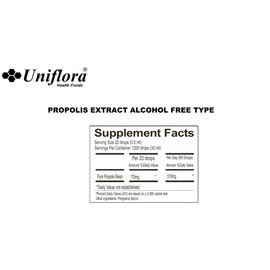 Uniflora Brazilian Green Bee Propolis – 60 Brix – Alcohol-Free Liquid Extract – 30ml Bottles (Pack of 6)